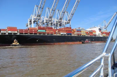 Watch giant ships up close on savannah’s port tour, cruise past the historic riverfront, and hear stories from a local captain. includes bottled water and guide.