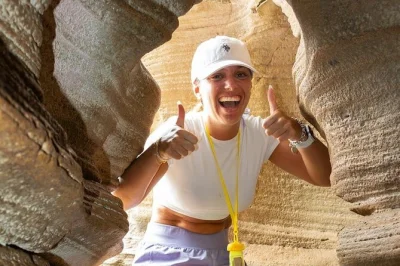 Feel the thrill of arecibo’s taino indian cave, hike the wild 7 arches, and unwind at a quiet beach. includes pickup, snacks, and a local guide for your day trip.