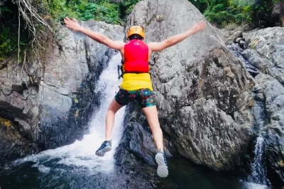 Start your el yunque adventure early with natural waterslides, cliff jumps, and rainforest trails—plus snacks and a local guide. includes gear and luquillo beach stop.