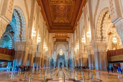 Step inside casablanca’s hassan ii mosque, stroll the old medina, and sip coffee at rick’s café. includes hotel pickup, skip-the-line entry, and local guide.