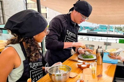 Start your lima day with a hands-on cooking class, learn ceviche & causa from a local chef, sip a fresh pisco sour, and enjoy lunch in good company—ingredients included.