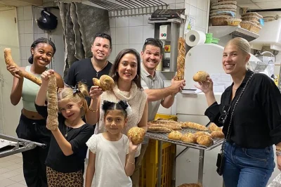Step into a real paris bakery in le marais, bake classic breads & pastries with artisans, enjoy a fresh breakfast, and take home your own creations. small group, family-friendly.