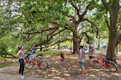 Erlebe die ruhe auf dem st. joseph’s friedhof, radle durch schattige straßen im garden district und höre authentische geschichten von einheimischen. kleine gruppen, inklusive fahrrad und guide.