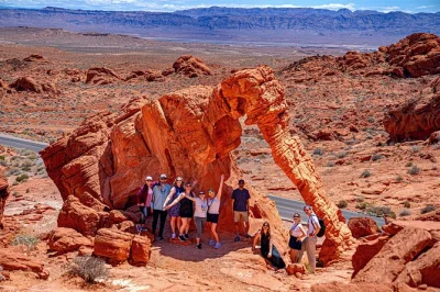 Trade neon for red rock on this valley of fire small group day trip from las vegas. includes pickup, lunch, ancient petroglyphs & surreal sandstone hikes.