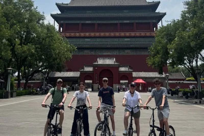 Feel beijing’s hutongs by bike with street food, rooftop stops, and local games. includes bicycle, drinks, and a friendly guide. see daily life up close.