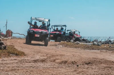 Feel the wind and salt on an aruba utv tour, with hotel pickup, local guide, and stops at bushiribana gold mill ruins, alto vista chapel, and wild coastal views.