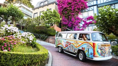 Erlebe san francisco im kultigen vw hippie-bus mit lokalem guide. entdecke haight-ashbury, chinatown, golden gate bridge & mehr – mit spannenden erzählungen.