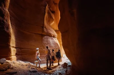 Feel the thrill of a private utv ride to remote slot canyons near southern utah, then hike narrow red corridors with a local guide. includes off-road access and group-friendly pace.