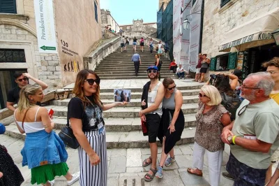 Step into king's landing in dubrovnik, climb lovrijenac, recreate the walk of shame, ride to trsteno arboretum & srdj hill with a guide and city pickup included.