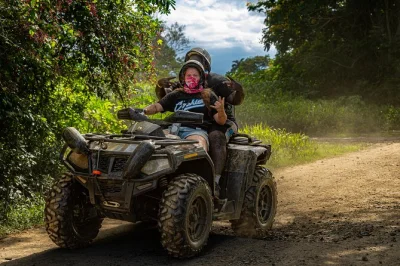 Feel the rush on an atv tour near san juan through mountains, mangroves & limestone trails. includes helmet, local guide & time to relax at the mojito bar.