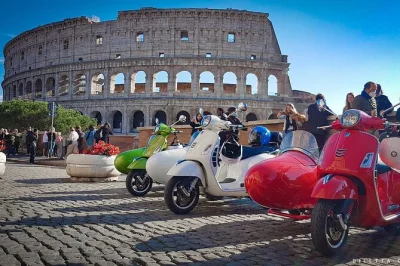 Feel the city breeze on a rome vespa sidecar tour, from the colosseum to trastevere, with a gourmet gelato stop and pantheon entry included. book your seat now.