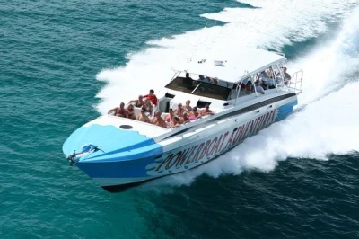 Leave nassau behind for a fast powerboat ride to exuma’s private ship channel cay. feed iguanas, taste fresh conch salad, swim with pigs, and enjoy lunch with open bar. includes hotel pickup.
