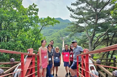 Feel the tension & hope at the dmz from seoul—walk the 3rd tunnel, see north korea at dora observatory, cross gamaksan suspension bridge. includes pickup.