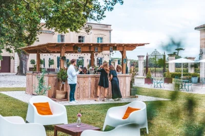 Start your day near bordeaux with a morning wine tasting at château luchey-halde, explore barrel cellars, and enjoy easy van transport—includes local guide.