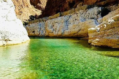 Swim in wadi shab, see the bimmah sinkhole, and relax at fins beach on a private day trip from muscat with pickup, local guide, and all transport included.