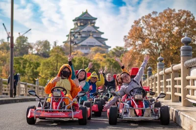 Scopri osaka in go kart travestito, passando per dotonbori, minami e la torre tsutenkaku. tutto l’equipaggiamento incluso. serve patente internazionale valida.
