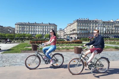 Feel bordeaux’s energy on a small-group bike tour, crossing historic bridges, tasting canelé in the public garden, and riding with a local guide. includes water & helmets.