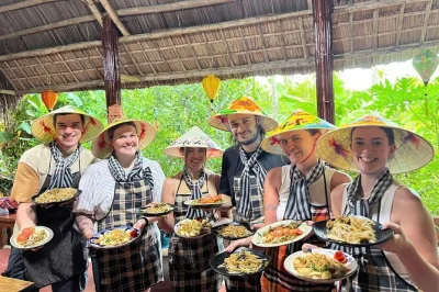 Let local chefs guide you through hoi an’s markets, paddle a basket boat for crab fishing, and cook classic vietnamese dishes. includes pickup and lunch.