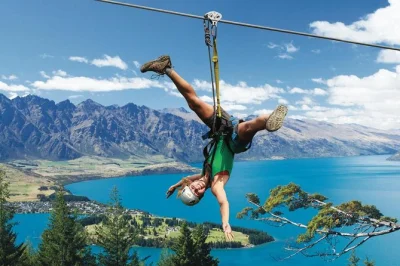 Feel your heart race on a queenstown zipline tour, soaring above lake wakatipu with expert guides. includes all gear and winter extras. book your spot easily.