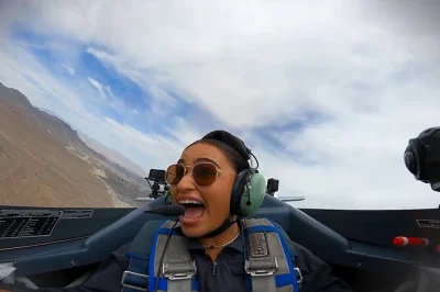 Feel your heart race over las vegas with an aerobatic flight, guided by real fighter pilots. choose your thrill level, includes hotel pickup and lounge access.