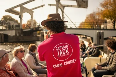 Float through amsterdam’s historic canals on a small group electric boat tour—see the skinny bridge, jordaan, rijksmuseum & more with blankets included.