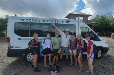 Feel sedona’s spirit on a city highlights tour—see chapel of the holy cross, tlaquepaque village, and red rock range with a local guide and easy parking.