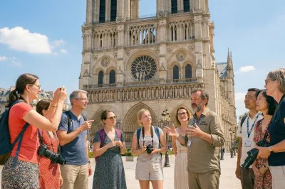 Step outside notre dame with a local guide, hear centuries-old stories, then explore the cathedral interior at your own pace. includes guided walk & free entry.