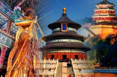 Step into beijing’s heart—wander temple of heaven, explore lama temple’s quiet halls, stroll summer palace gardens, and share a real peking duck lunch. includes tickets & guide.