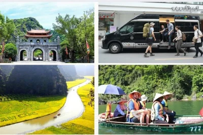 Feel the quiet magic of ninh binh—ancient hoa lu, a hand-rowed tam coc boat ride, and the climb up mua cave. includes hanoi pickup, tickets, and lunch.