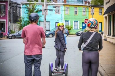 Glide through halifax on a segway city tour—see the waterfront, citadel hill, and public gardens with a local guide. includes helmet, headset, and bottled water.