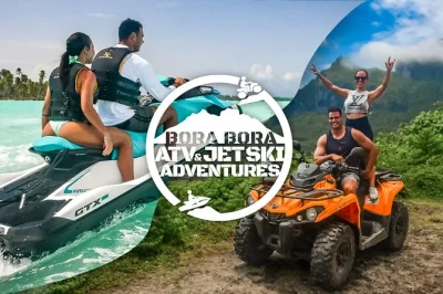 Feel the rush of an atv ride and jet ski tour around bora bora, guided by locals. includes a fresh polynesian bbq lunch on a motu and island legends shared along the way.