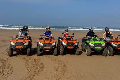 Feel the rush of quad biking across agadir’s dunes, try sandboarding by the sea, and share mint tea with locals. includes pickup and berber breakfast.