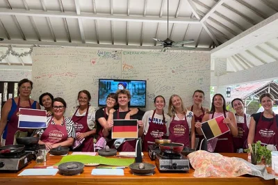 Feel the warmth of lombok’s kitchens—join a hands-on indonesian cooking class with garden tour, local stories, and lunch. includes pickup & recipes to take home.