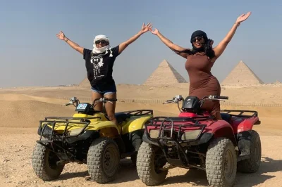 Vivi l’emozione delle piramidi di giza, cavalca cammelli e atv, scopri la sfinge da vicino e rilassati con una crociera cena sul nilo—ritiro in hotel e guida inclusi.