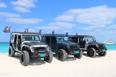 Step into nassau’s pirate past on a private jeep tour with a real “pirate” guide, stops at queen’s staircase, arawak cay, cable beach, and local treats included.