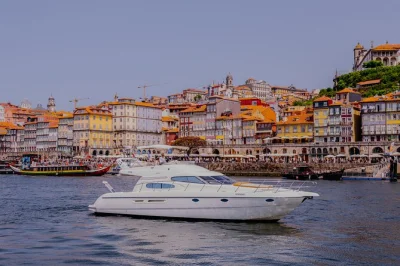 Porto, il fiume douro e i suoi 6 ponti: crociera privata in yacht con vino locale, stuzzichini e accoglienza familiare. incluso il pick-up da marina do freixo.