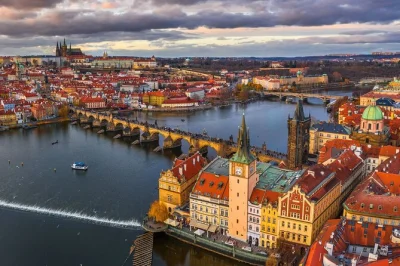 Wander prague’s old town, cross charles bridge, ride the tram to prague castle, enjoy a czech lunch and relax on a vltava river cruise—all with a local guide included.