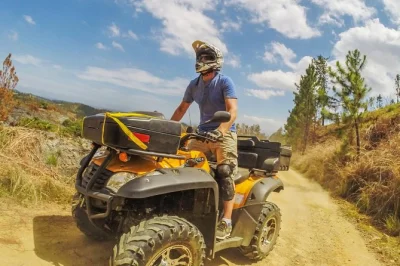 Feel the thrill of a nadi atv quad bike tour past fiji’s largest hindu temple, up nakala mountains, with snacks and a local guide—includes pickup & gear.