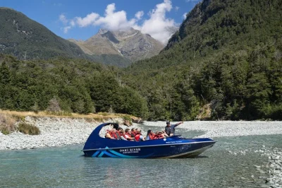 Feel the rush on a dart river jet boat, explore mt aspiring’s wild beauty with a local guide, and hear māori legends. includes pickup from queenstown.