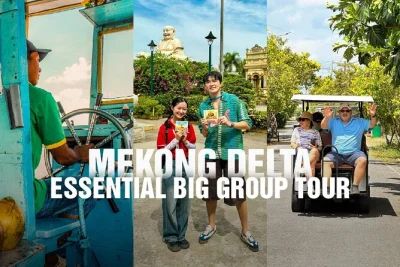 Meet new friends on a mekong delta group tour from ho chi minh city. cruise rivers, visit vinh trang pagoda, enjoy folk music & local lunch with pickup included.