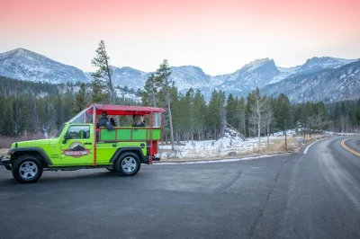 Feel the altitude shift from estes park to the rockies’ alpine tundra, ride in a classic green jeep, and pause for waterfalls and local stories—includes park entry.