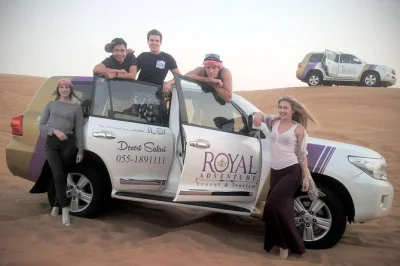 Feel the thrill of dubai’s desert with dune bashing, camel rides, quad biking, and a bbq dinner under the stars. includes pickup, live shows, and local guide.
