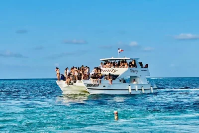 Jump straight into punta cana’s wildest hip hop party boat—live dj, open bar, sandbar swim stop, and roundtrip pickup. adults only, pure caribbean energy.