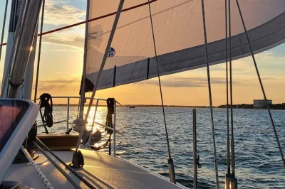 Sail charleston harbor on a private yacht with byob, dolphin watching, and historic sites like fort sumter. includes crew, drinks, and flexible catering.