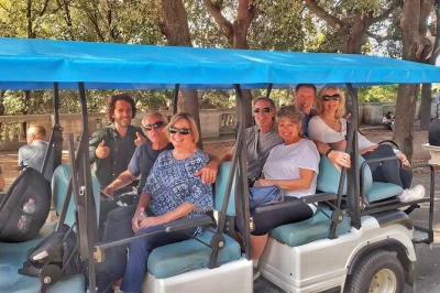 Feel rome’s ancient streets by private golf cart, with a local guide, gelato from a 1947 recipe or wine tasting, and hotel pickup included. book your spot.