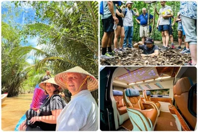 Erlebe die geschichte vietnams in den cu chi tunneln, probiere lokale spezialitäten und genieße eine entspannte bootstour im mekong delta – inklusive abholung und mittagessen mit traditioneller mu