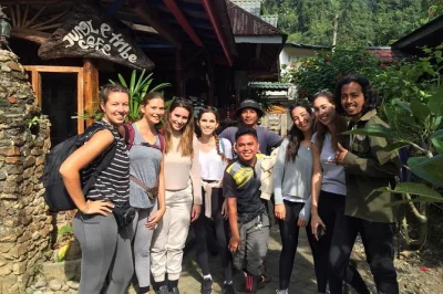 Wake up to jungle sounds, spot wild orangutans, swim by waterfalls, and raft back to bukit lawang. three days trekking with meals, camp, and local guides included.