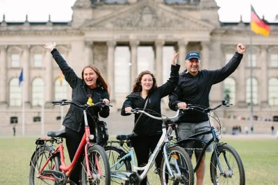 Feel the pulse of berlin on a 3-hour city bike tour. ride past the reichstag, brandenburg gate & museum island with a guide. includes bike & helmet.