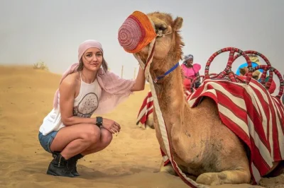 Feel the thrill of dubai’s desert on a private 4x4 safari with dune bashing, sandboarding, camel rides, bbq dinner, and live shows. includes hotel pickup.