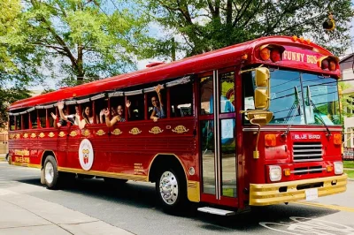 Laugh your way through atlanta’s top neighborhoods on a 90-minute comedy bus tour with a local comedian, adult humor, and a fun beverage break included.
